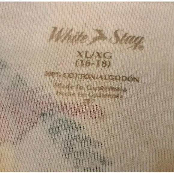 White‎ Stag Tee Red Bird Long Sleeve Round Neck Size XL (16/18) - Picture 4 of 5